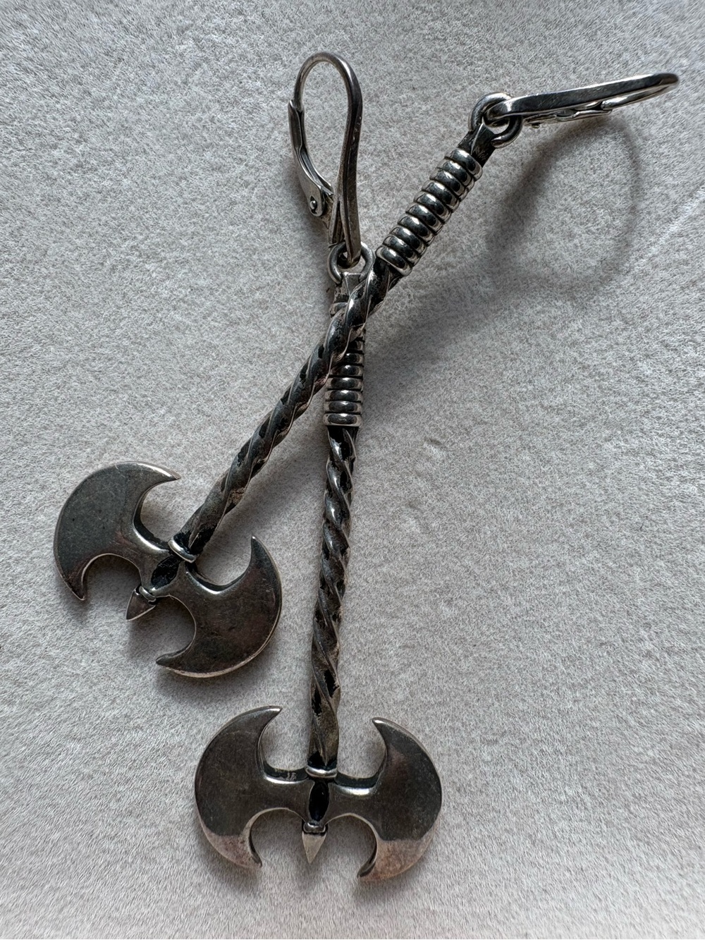Souvenir Jewelry Battle Axe Earrings | sterling silver